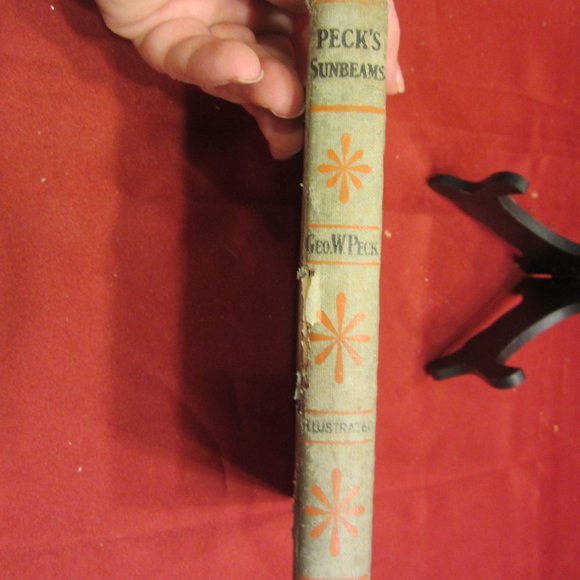 ANTIQUE 1900'S PECK'S SUNBEAMS, BY GEO W PECK, HC BOOK - Picture 3 of 8